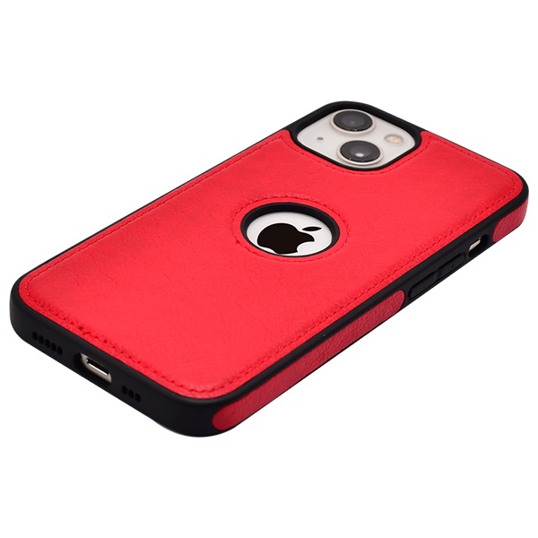 iPhone 13 leather case back cover red india product listing 4