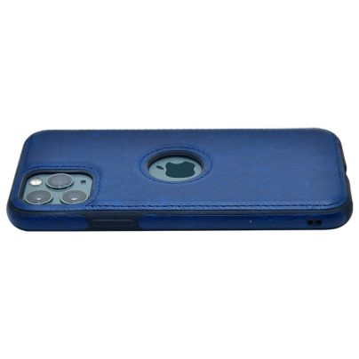 iPhone 11 Pro leather case back cover blue india product 6