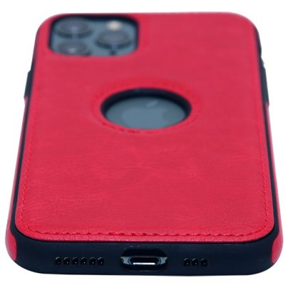 iPhone 11 Pro leather case back cover red india product 6