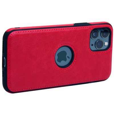 iPhone 11 Pro leather case back cover red india product 9