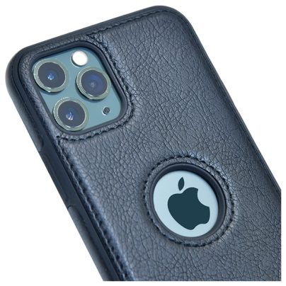 iPhone 11 Pro max leather case back cover black india product 2