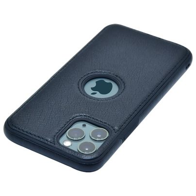 iPhone 11 Pro max leather case back cover black india product 4