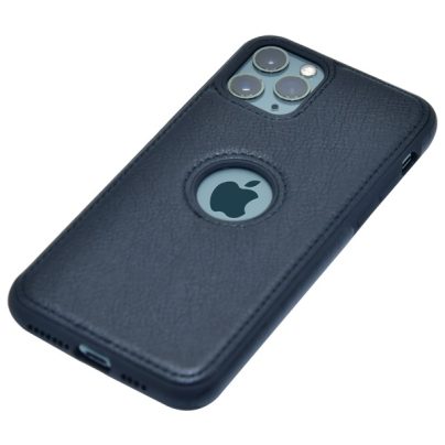 iPhone 11 Pro max leather case back cover black india product 5