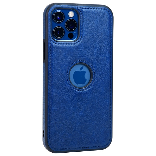 iPhone 12 Pro leather case back cover blue india product 11