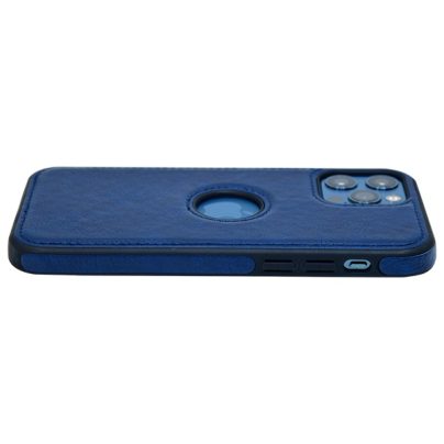 iPhone 12 Pro leather case back cover blue india product 5