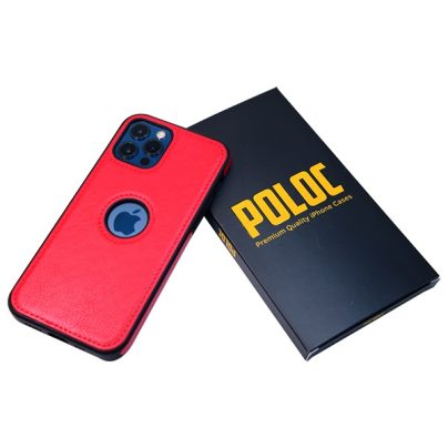 iPhone 12 Pro leather case back cover red india product 13