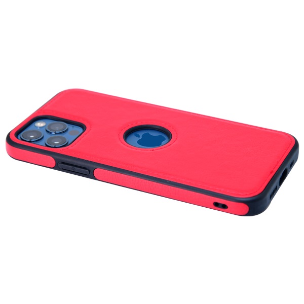 iPhone 12 Pro leather case back cover red india product 7