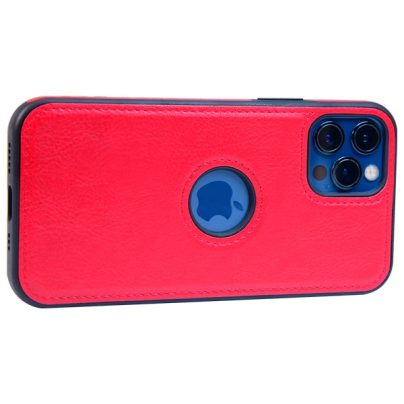 iPhone 12 Pro leather case back cover red india product 9