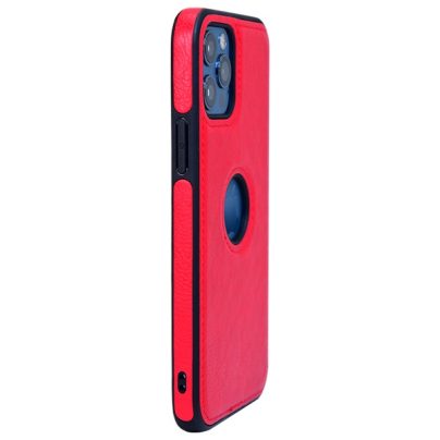 iPhone 12 Pro max leather case back cover red india product 11