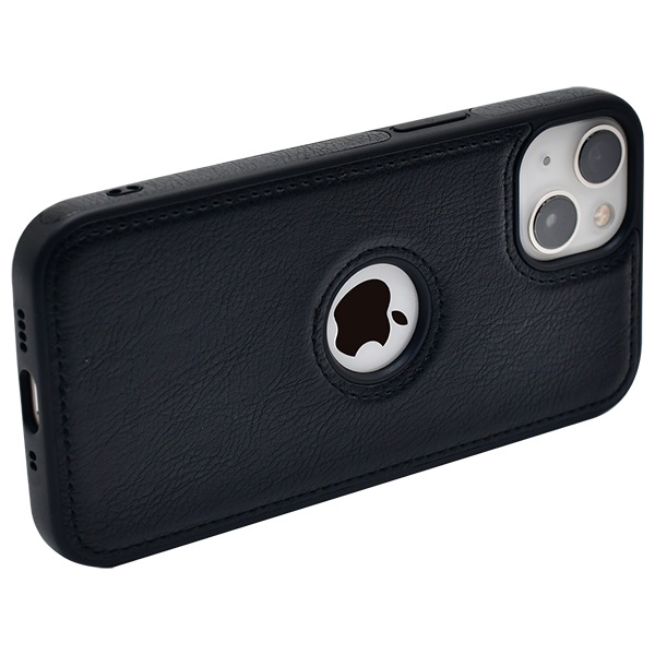 iPhone 13 Mini leather case back cover black india product 10