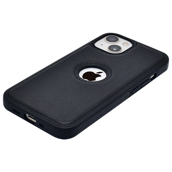 iPhone 13 Mini leather case back cover black india product 4