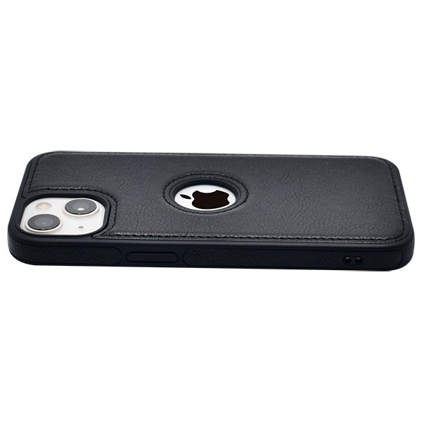 iPhone 13 Mini leather case back cover black india product 6