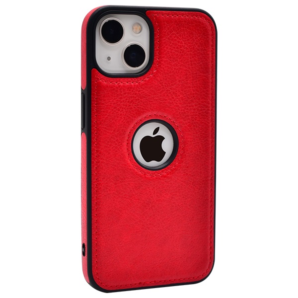 iPhone 13 Mini leather case back cover red india product 12