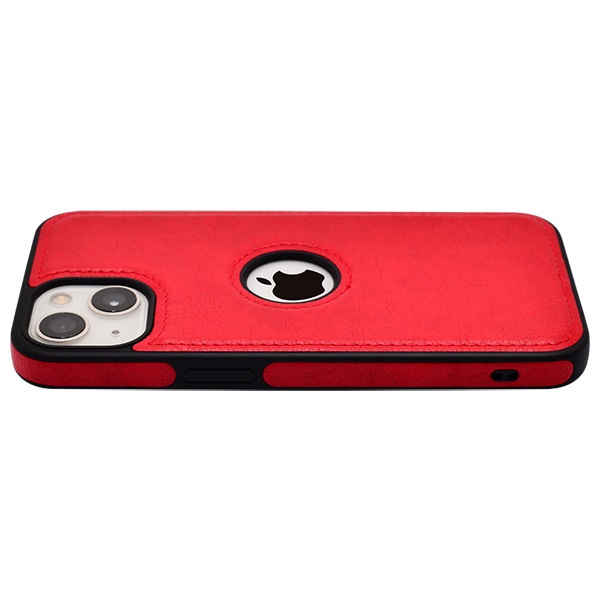 iPhone 13 Mini leather case back cover red india product 6