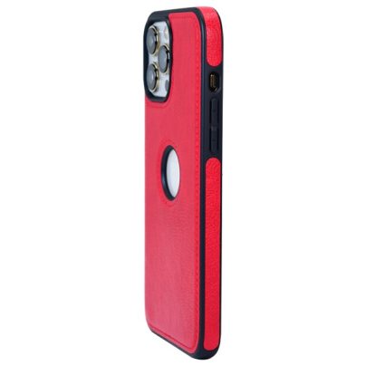 iPhone 13 Pro Max leather case back cover Red india product 11