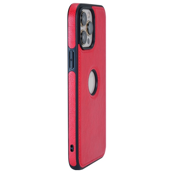 iPhone 13 Pro Max leather case back cover Red india product 12