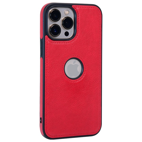 iPhone 13 Pro Max leather case back cover Red india product 13