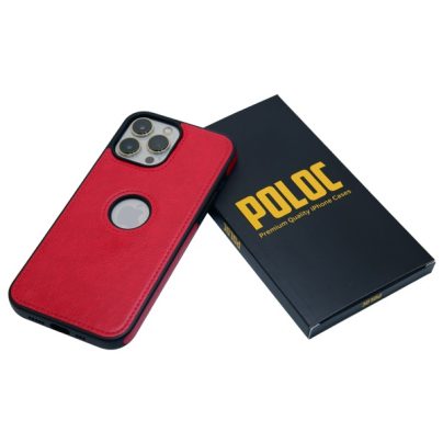 iPhone 13 Pro leather case back cover Red india product 14