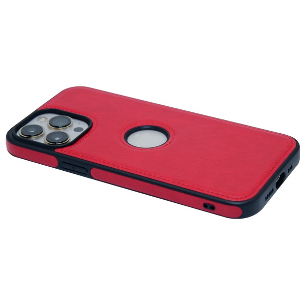 iPhone 13 Pro leather case back cover Red india product 8