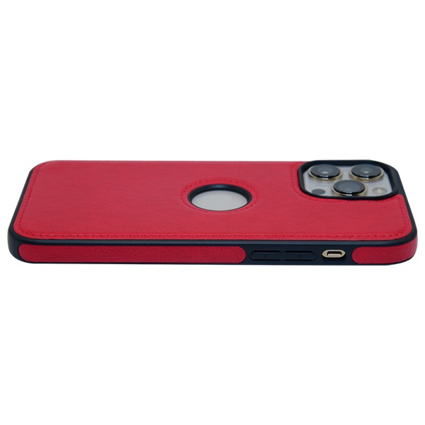 iPhone 14 Pro Max leather case back cover Red india product 5