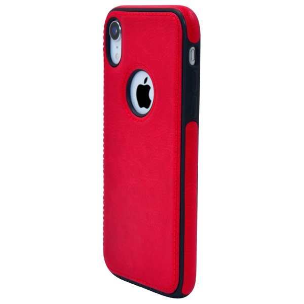 iPhone XR leather case back cover Red india product 11