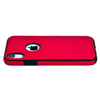 iPhone XR leather case back cover Red india product 4