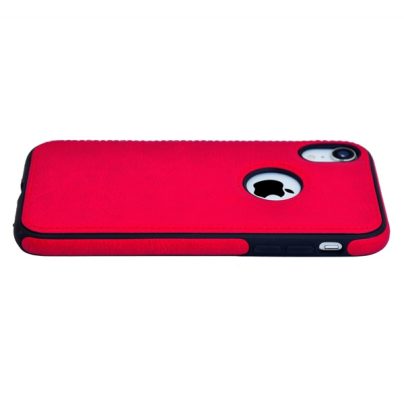 iPhone XR leather case back cover Red india product 5