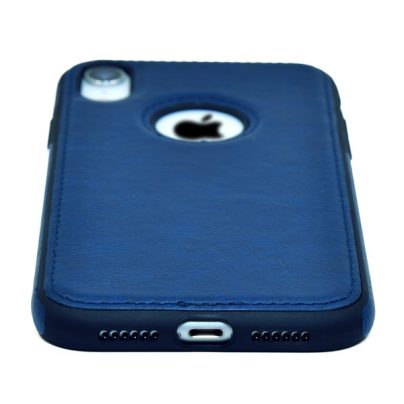 iPhone XR leather case back cover blue india product 8