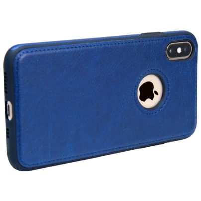 iPhone XS leather case back cover blue india product 11