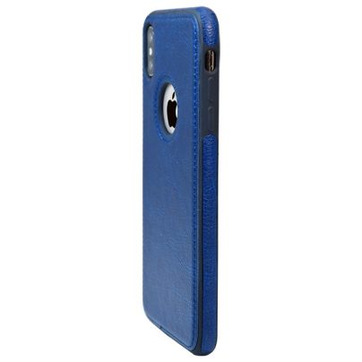 iPhone XS leather case back cover blue india product 12