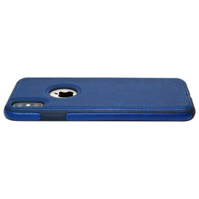 iPhone XS leather case back cover blue india product 5