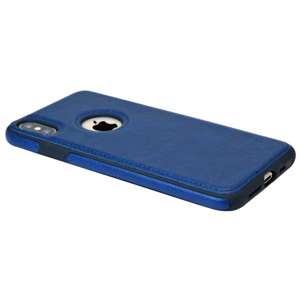 iPhone XS leather case back cover blue india product 9